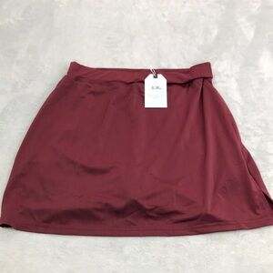 Ni Min Dark Red Skort Size M New